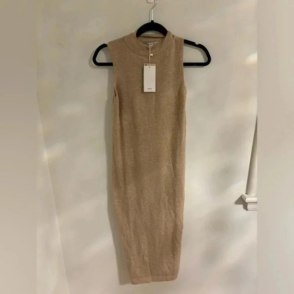 Mango Side Slit Fall Knit Dress NWT - Picture 9 of 12